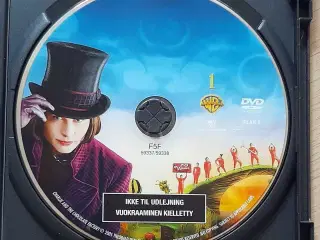 Charlie & Chokoladefabrikken, DVD, familiefilm