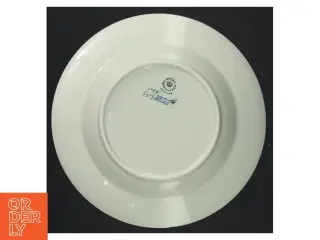 Hjertegræs Porcelænstallerken med blomstermotiv fra Royal Copenhagen (str. 21,5 cm)