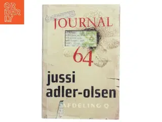Journal 64 af Jussi Adler-Olsen (Bog)