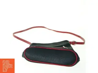 Retro Vintage Tofarvet læder Crossbody Taske (str. 22 x 20 cm)