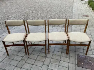 4 teaktræstole,,