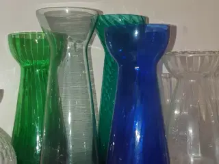 Holmegaard vaser og hyacintglas 