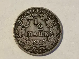 1/2 Mark 1908 Germany