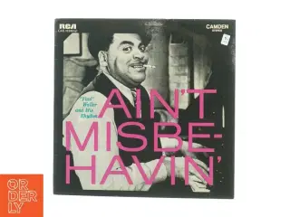 Ain&#39;t Misbehavin af Fats Waller and His Rhythm (LP) fra RCA Camden (str. 31 x 31 cm)