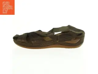 Brune læder sandaler (str. 43)