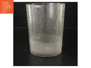 Cylindrisk glas vase (str. 17x14 cm)