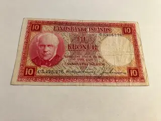 10 Kronur Iceland 1928