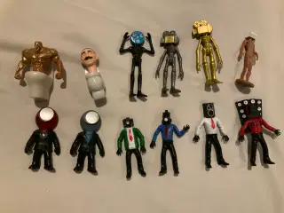 Skibidi toilet figurer