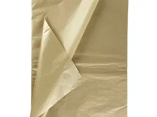 Guld Silkepapir 50x70 cm - 6 ark til kreative projekter