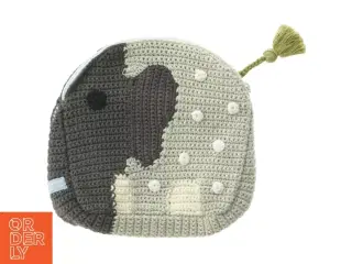 Hæklet elefant toilettaske fra Franck Fischer (str. 23 cm x 21 cm)
