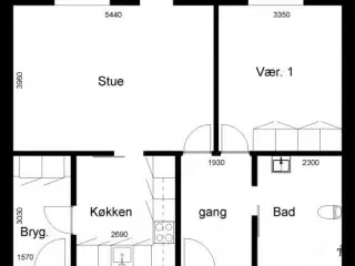74 m2 lejlighed på Æblevej, Roslev, Viborg