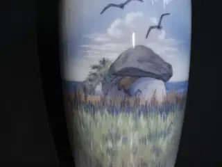 Vase med stendysse fra Royal Copenhagen