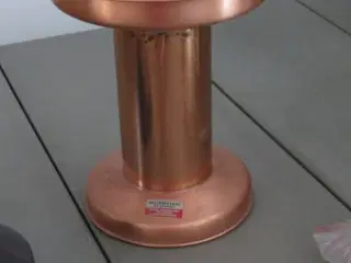 Kobber regnvandsmåler.