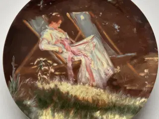 Skagen platte nr. 4 - Kunstner hustru i haven, B&G