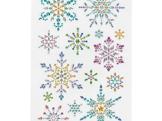 Diamond stickers, iskrystaller, ark 10x16 cm, 1 ark
