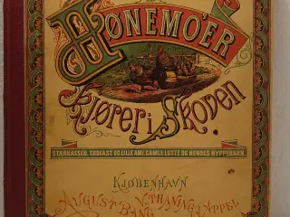 E.F.Sielle: Hønemo´er kjører i Skoven. 1876.