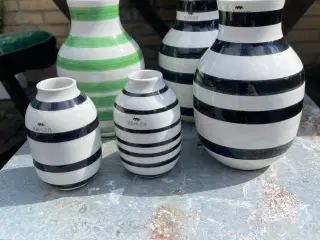 Kahler stribet vase