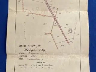 Matr. Kort - Kregome By 1928