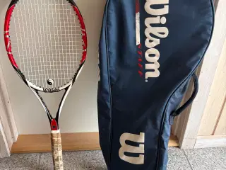 Fin kvalitets WILSON tennisketcher m. WILSON taske
