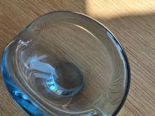Aqua blåt askebæger 
