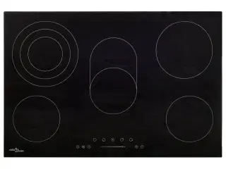 Keramisk kogeplade med 5 brændere Touch Control 8500 W 90 cm