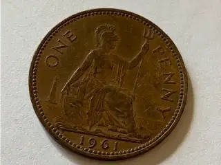 One Penny 1961 England