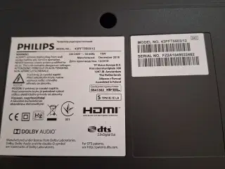 Philips 43PFT5503/12 faldskærm tv