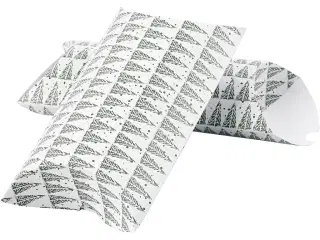 Gaveæske, grantræ, str. 18x15x6 cm, 300 g, grøn, 3stk./ 1 pk.