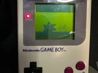 Original Gameboy i beige med 2 spil og taske
