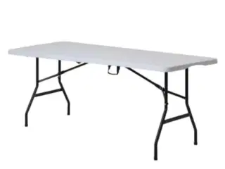 UDLEJES - 2x Praktiske folde borde til fest