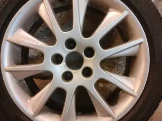 Fælge med nye sommerdæk 5x110 orginal saab 9⁵ og 9