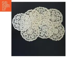 Blonde servietter, Ø 12 cm (str. Ø 12 cm)