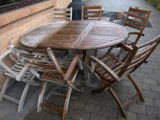 Havemøbler - teak