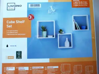 NYT CUBE reolkasse sæt -  Perfekt Gave !