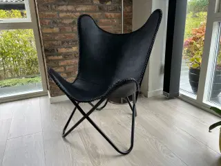 Flagermusstol læder