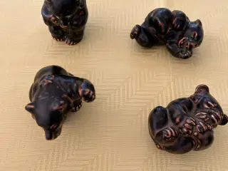 4 stk. bjøne fra Bing & Grøndal