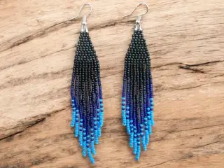 Grønlandske øreringe, håndlavede 