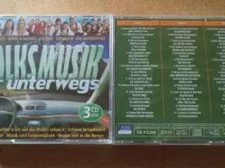 Opsamling ** Volksmusik Für Unterwegs (3-CD-box)