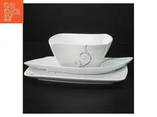 Fyrklveren Victoria serveringsdele (str. 16 og 29 og 25 cm)