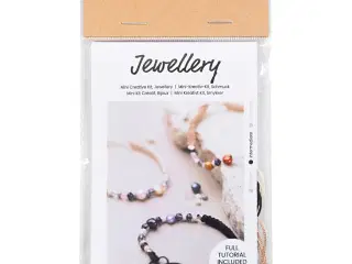 Mini DIY Kit Smykker, Armbånd med knyttet lås, 1 pk.