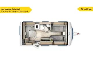 2026 - Fendt Bianco Activ 465 SGE Fendt med enkeltsenge og lameludtræk fra Hinshøj Caravan A/S