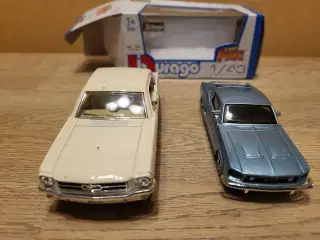 Modelbiler Ford Mustang 2 stk.