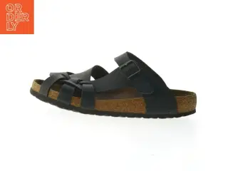 Birkenstock sandaler med læderremme (str. 42, bred model)