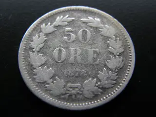 Sverige  50 öre  1878 EB  KM#740