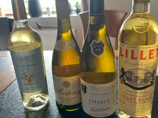4 flasker hvidvin