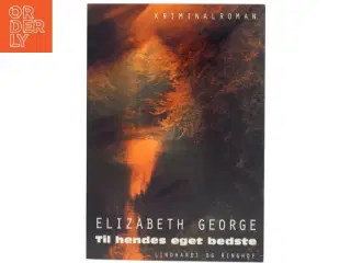 Til hendes eget bedste af Elizabeth George (Bog)