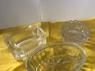 3 stk smørskåle