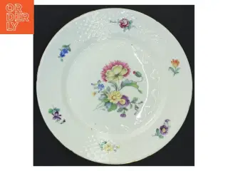 B&G Saksisk Blomst tallerken (str. Ø 21 cm)