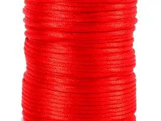Rød Satinsnor 2 mm - 50 m til Gaveindpakning