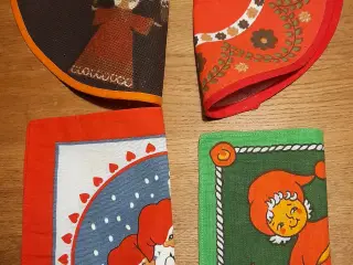 Retro lille dug/ brødkurvsserviet.